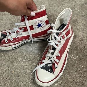 American Flag Converse Women 8